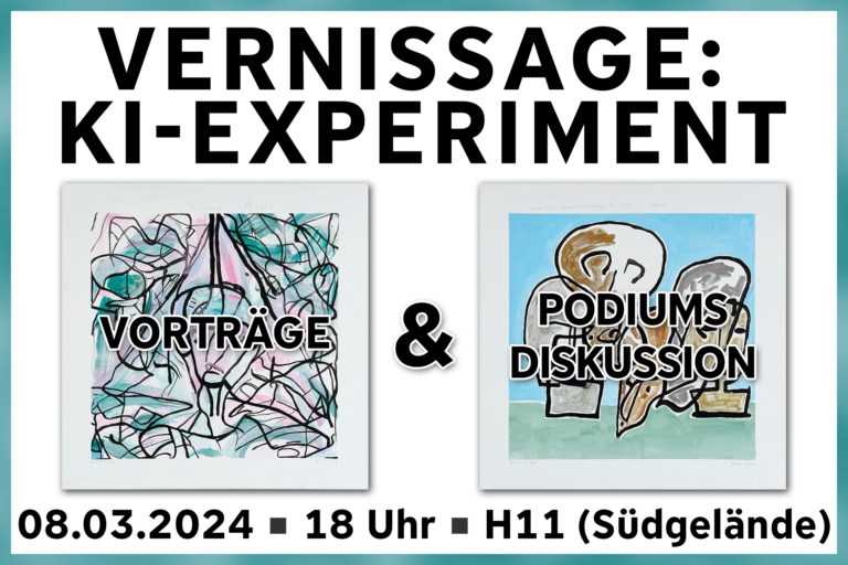Einladung zur Vernissage am 8. März: Das KI-Experiment