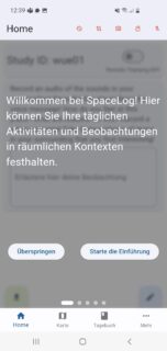 SpaceLog In-App Tutorial