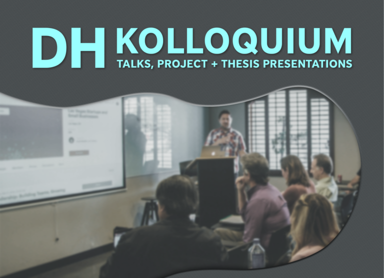 DH Kolloquium im SoSe 2025