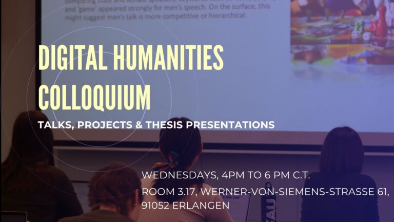 DH Kolloquium im WiSe 2025/26