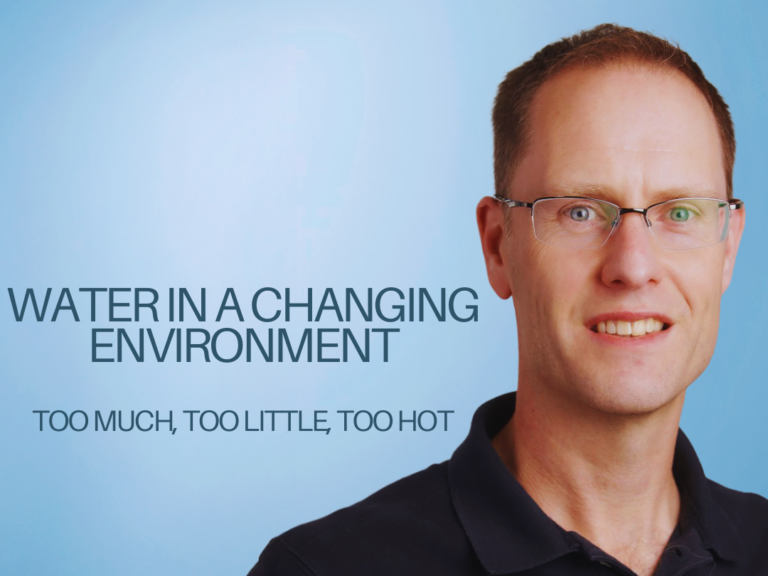 Water in a changing environment